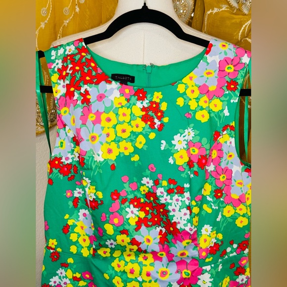 Talbots Green Floral Dress - Picture 3 of 9